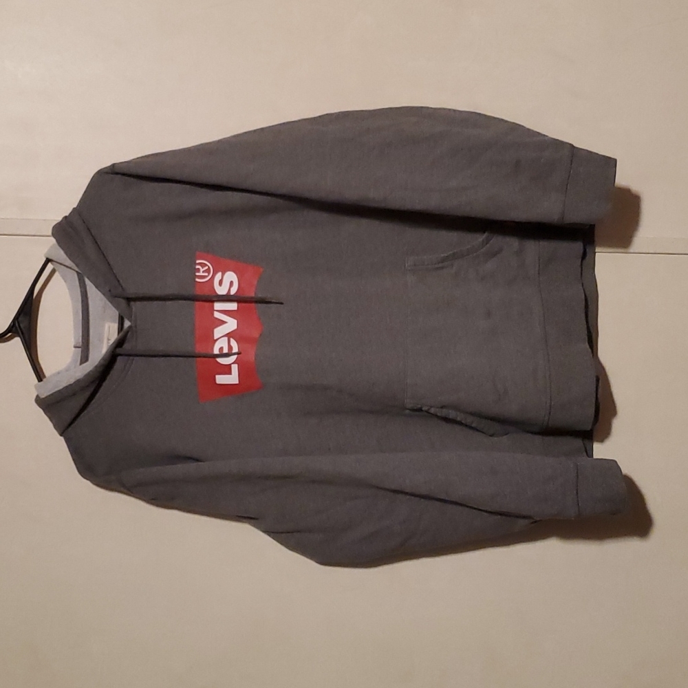 Levi's steel gray hoodie size XL